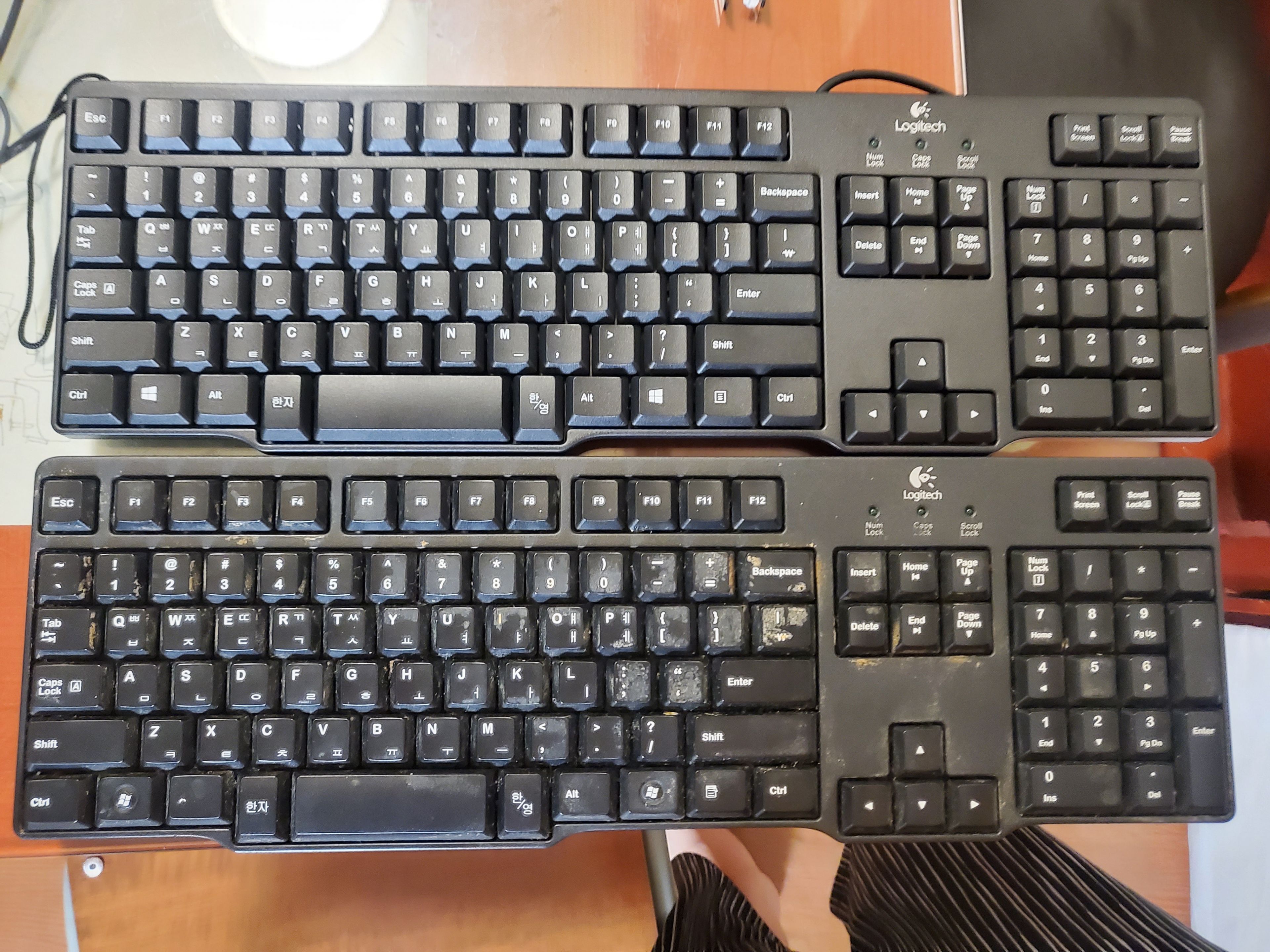 Logitech K100 분해, 수리하기 - 컴퓨터 / 하드웨어 - 기글하드웨어